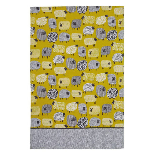 TEA TOWEL COTTON ULSTER WEAVERS DOTTY SHEEP