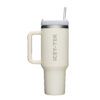SMOOTHIE TUMBLER ICEY-TEK 1.1ltr INSULATED MILKY WHITE