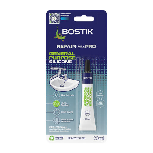 BOSTIK GENERAL PURPOSE SILICONE 20g