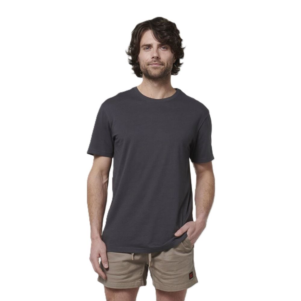 HARD YAKKA CORE TEE SHIRT XL *CHARCOAL*