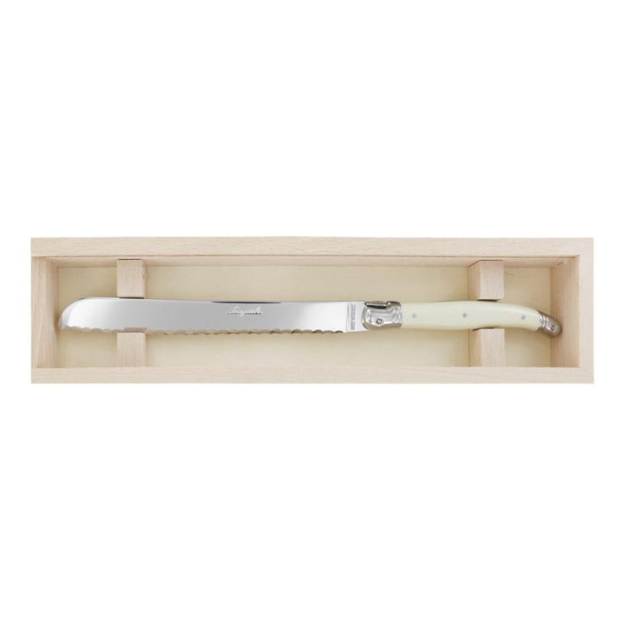 LAGUIOLE BREAD KNIFE 29cm IVORY (ANDRE VERDIER)