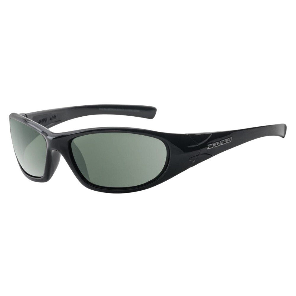 DIRTY DOG SAFETY SUNGLASSES COAL BLACK/ GREEN