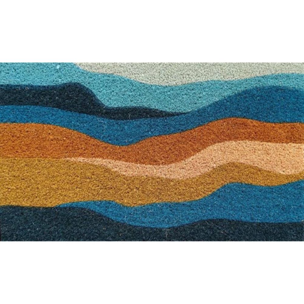 DOOR MAT COIR 750x450mm VINYL BACKING LANDSCAPE