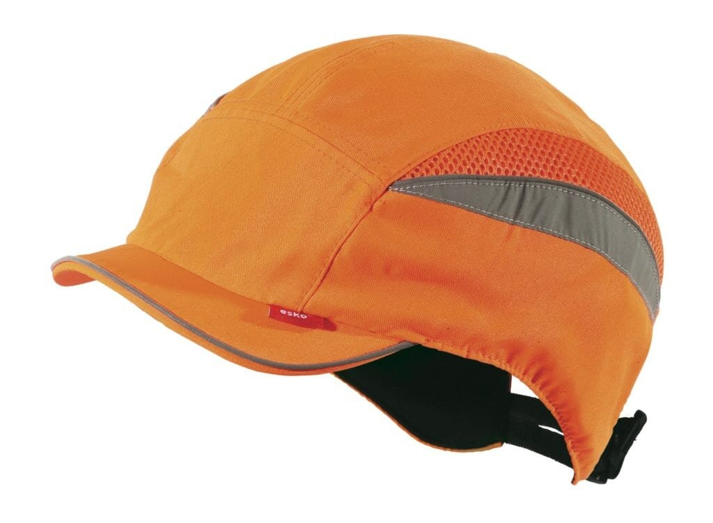 BUMP CAP SHORT PEAK HI-VIS ORANGE