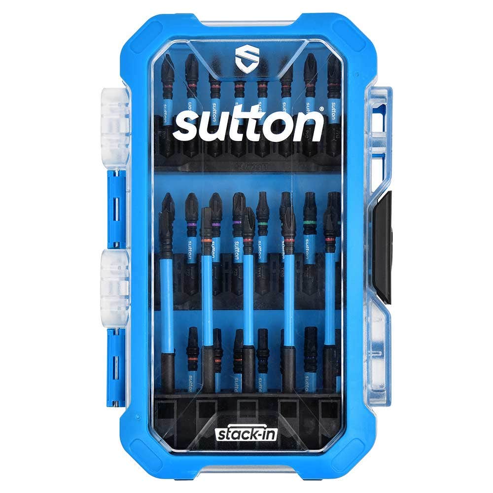 SCREWDRIVER BIT SET SUTTON SUPATORQ 29PCE STACK IN 
50/100mm BITS