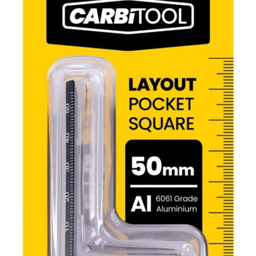LAYOUT POCKET SQUARE CARBITOOL 50mm ALUMINIUM