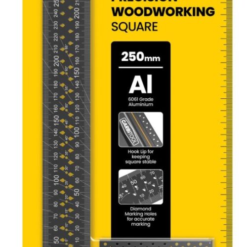 PRECISION WOODWORKING SQUARE CARBITOOL 250mm ALUMINIUM