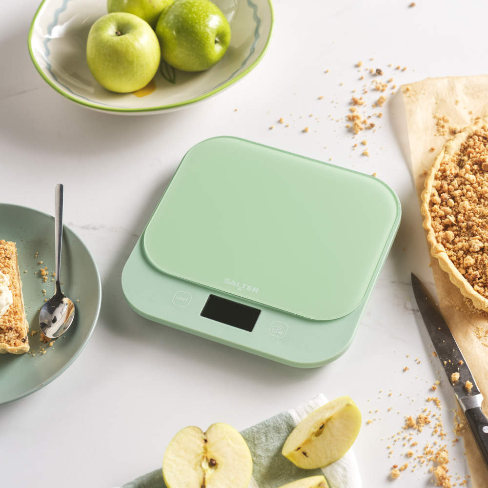 SCALE KITCHEN SALTER ELECTRONIC WATERPROOF GREEN 10kgx1g - Image 3