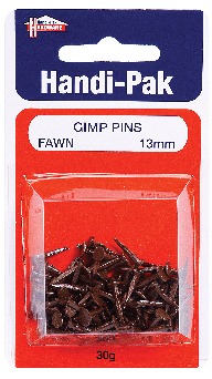 GIMP PIN 13mm FAWN 30g PKT (HANDYPAK)