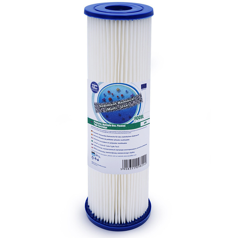 WATER FILTER CARTRIDGE POLYPLEATED 505x115mm 20mic