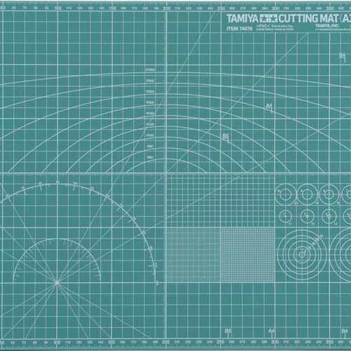 CUTTING MAT TAMIYA A3 SIZE GREEN