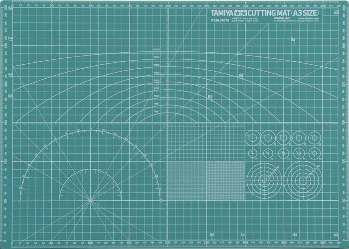 CUTTING MAT TAMIYA A3 SIZE GREEN