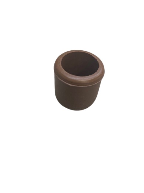 CHAIR TIP ROUND EXT RUBBER 19mm BROWN