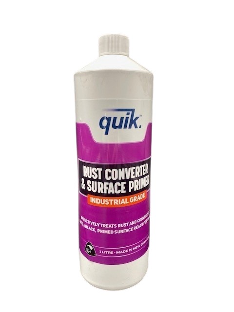 RUST CONVERTER & SURFACE PRIMER QUIK INDUSTRIAL GRADE 1ltr