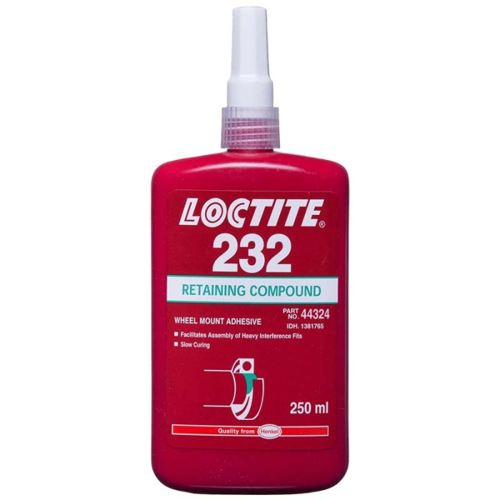 LOCTITE 232 250ml RETAINING COMPOUND MEDIUM-STRENGTH, MEDIUM-VISCOSITY FOR HEAVY PRESS FIT