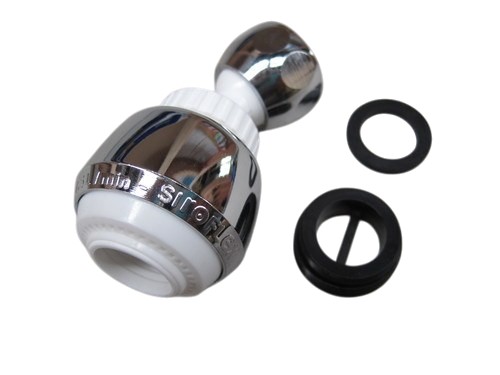 SINK AERATOR SIROFLEX SIRUS DOUBLE SWIVEL W/ADAPTORS M/F