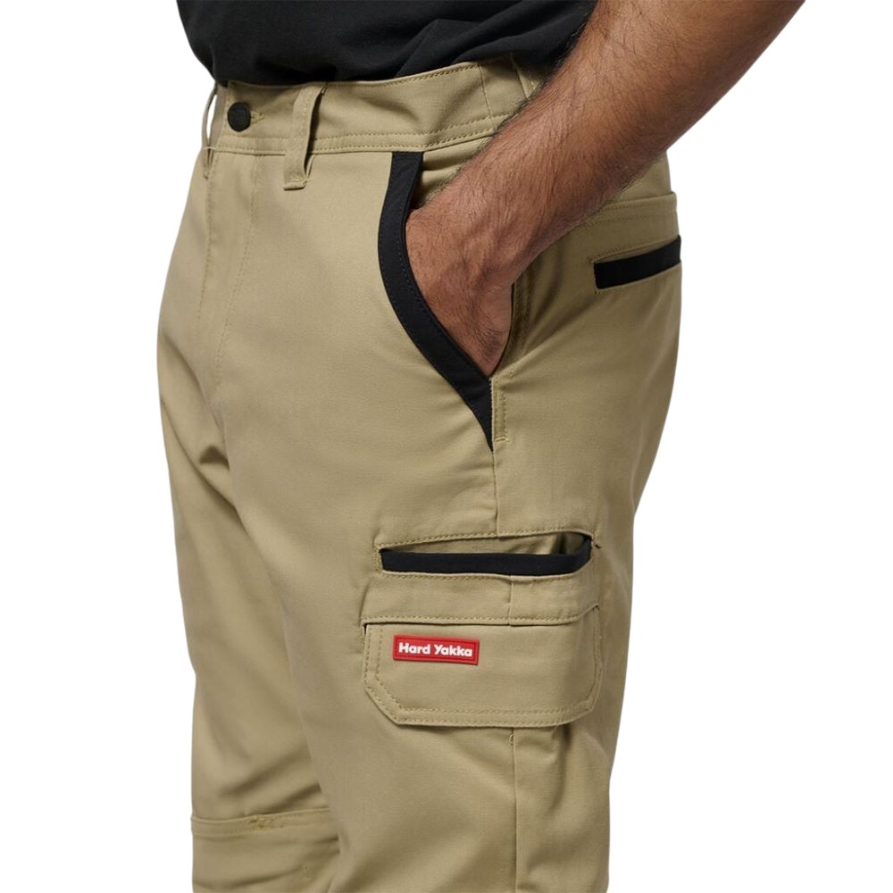 HARD YAKKA PANT LEGENDS SLIM FIT SIZE 77R KHIKI - Image 4