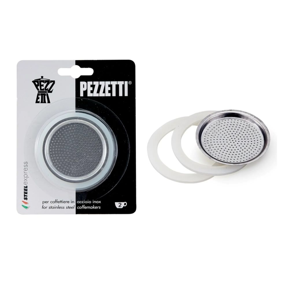 GASKET & FILTER FOR COFFEE MAKER PEZZETTI STEEL EXPRESS 2cup