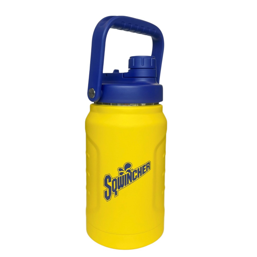 SQWINCHER INSULATED WATER BOTTLE YELLOW/BLUE 2.5ltr