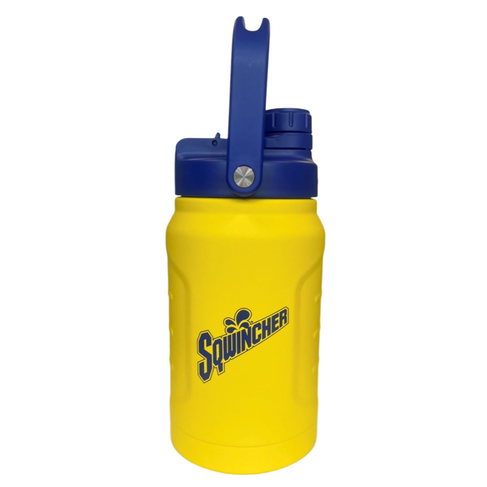 SQWINCHER INSULATED WATER BOTTLE YELLOW/BLUE 2.5ltr - Image 2