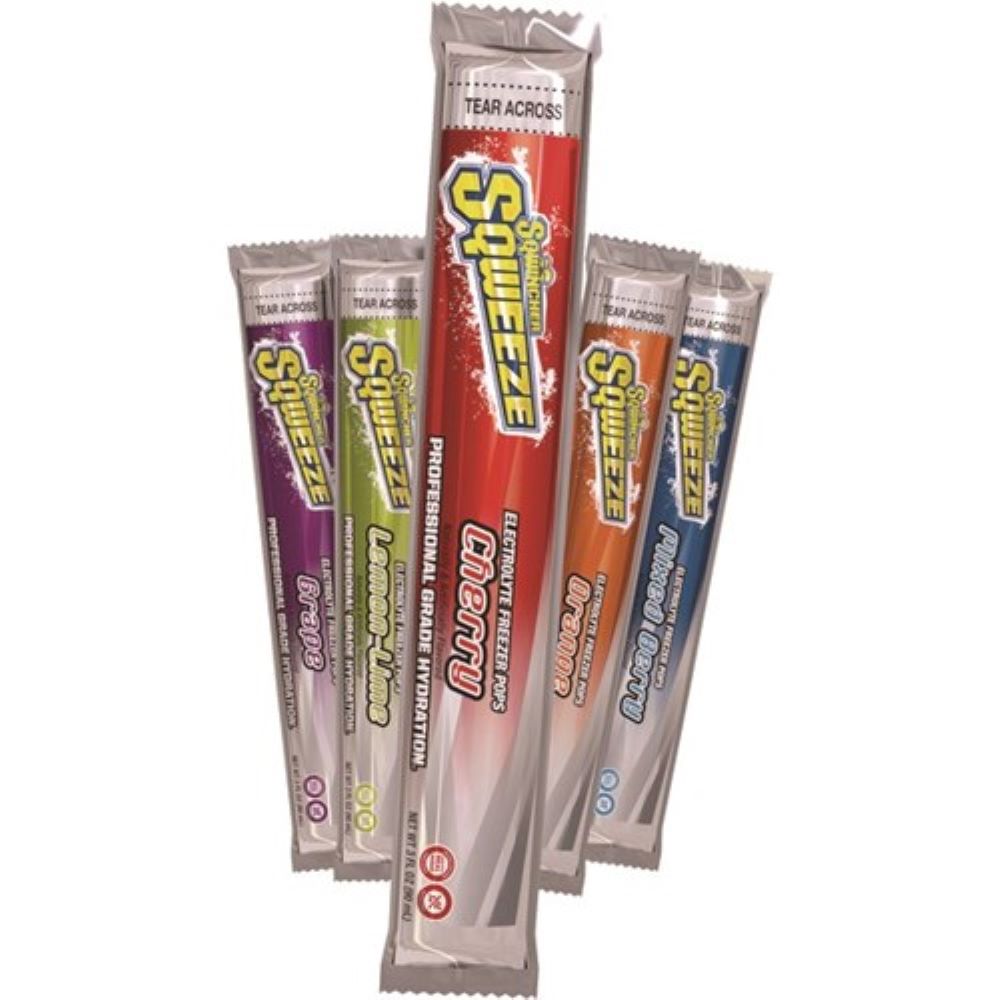 SQWINCHER ELECTROLYTE FREEZER POPS ENHANCED 5-FLAVOURS pkt/10