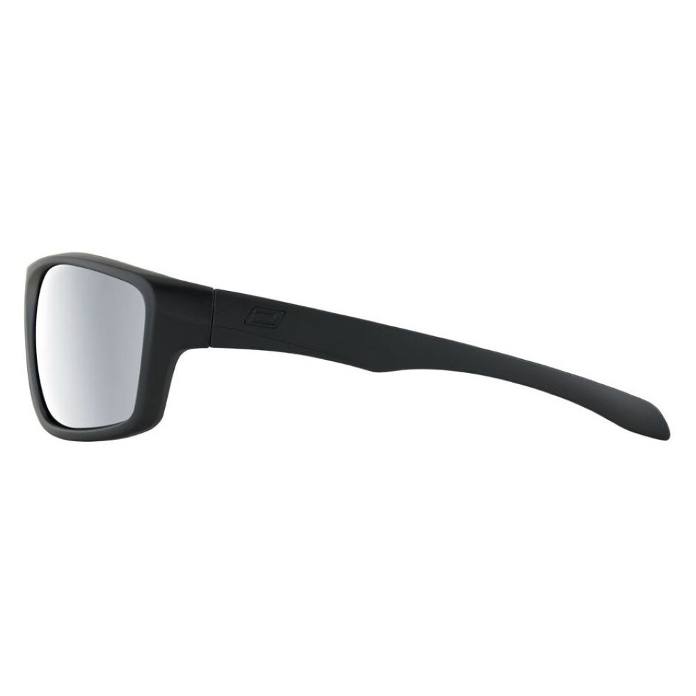 SUNGLASSES DIRTY DOG POLARISED AXLE BLACK-GREY/ SILVER MIRROR - Image 3