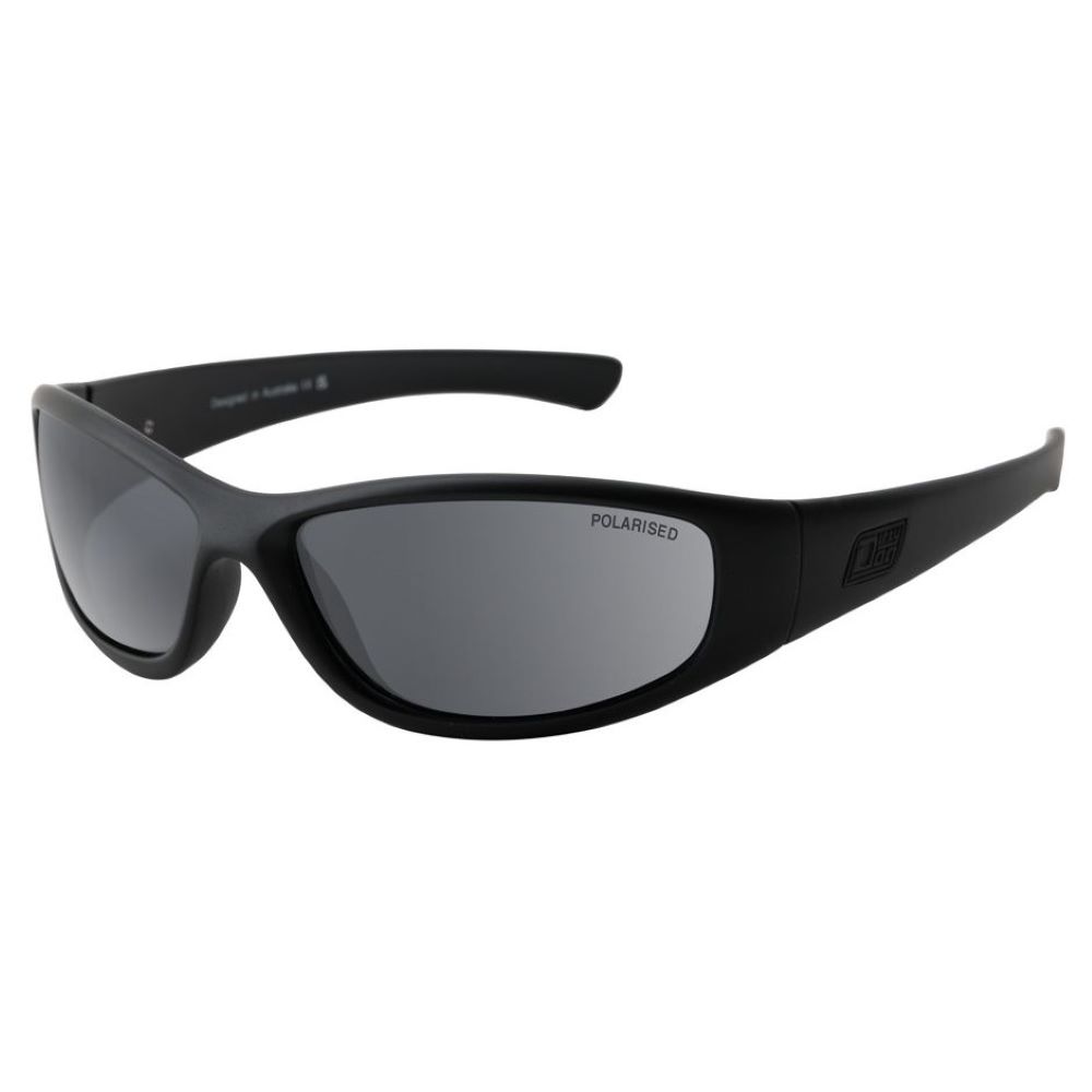 SUNGLASSES DIRTY DOG POLARISED BOOFER BLACK-GREY
