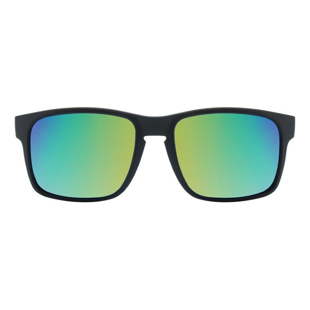 SUNGLASSES DIRTY DOG POLARISED ELECTRODE BLACK-GREY/ GREEN MIRROR