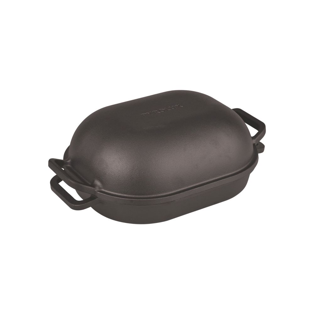 BAKE & ROAST SET PYROLUX CAST IRON 39.4x26.4x14.5cm 7ltr 2 piece