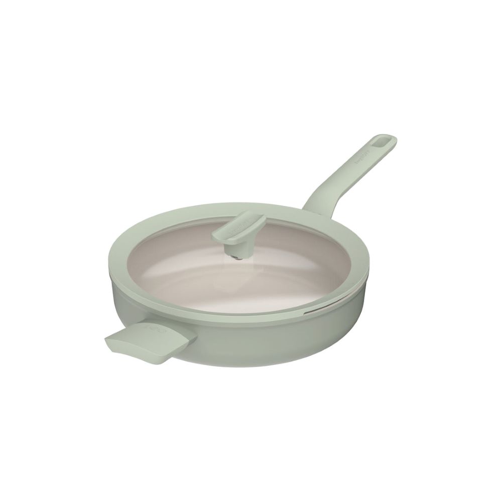 SAUTE PAN BERGHOFF NON-STICK RECYCLED ALUM SAGE 6x26cm 2.9ltr W/LID