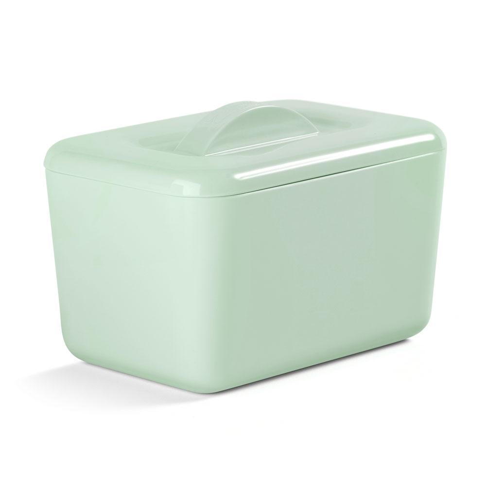 BUTTER DISH ZEAL INSULATED BOX 160x110x90mm SAGE GREEN