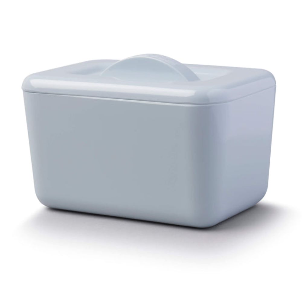 BUTTER DISH ZEAL INSULATED BOX 160x110x90mm DUCK EGG BLUE