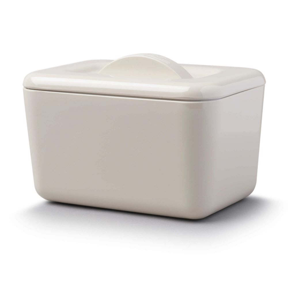 BUTTER DISH ZEAL INSULATED BOX 160x110x90mm CREAM