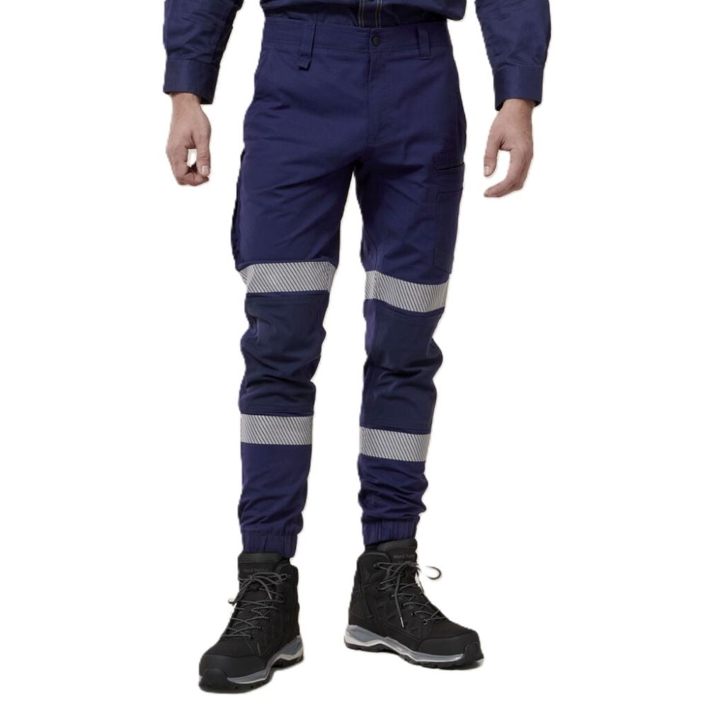 HARD YAKKA PANT RAPTOR TAPED CUFF 82R NAVY