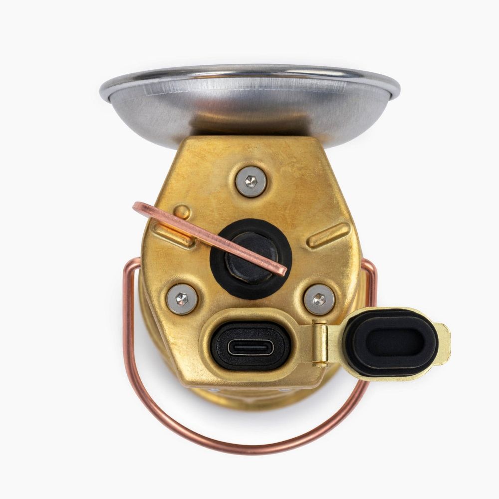 BAREBONES MINERS LANTERN LED 2w MAGNETIC BASE BRASS BODY - Image 4