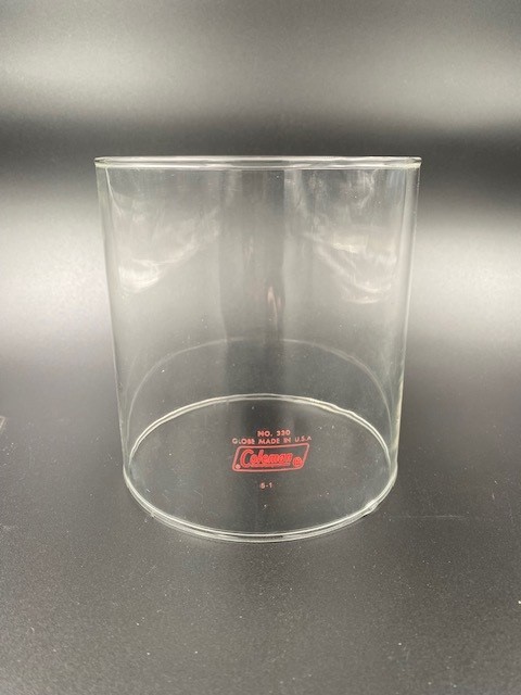 LAMP GLASS COLEMAN 330 (124x133mm) STRAIGHT CLEAR