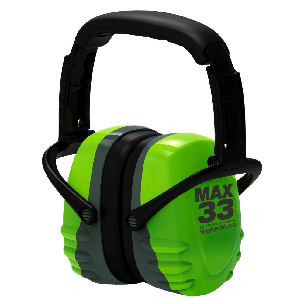 ESKO EAR MUFF MAX33 CLASS 5 FOLDING *GREEN* - Image 2
