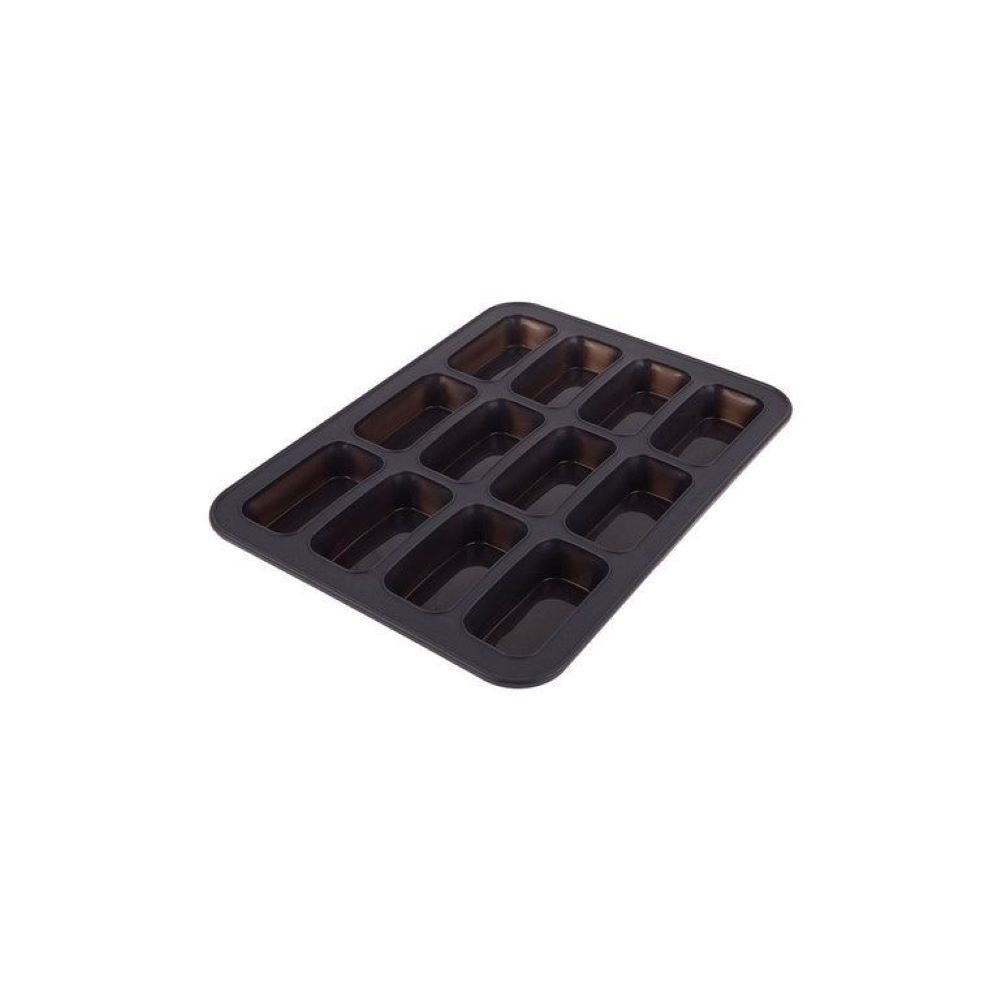 D.LINE MINI LOAF TRAY 12-CUP SILICONE *CHARCOAL*