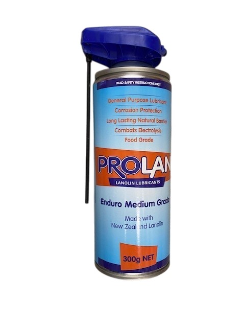 PROLAN LANOLIN LUBRICANT 300g AEROSOL * BLUE LID *