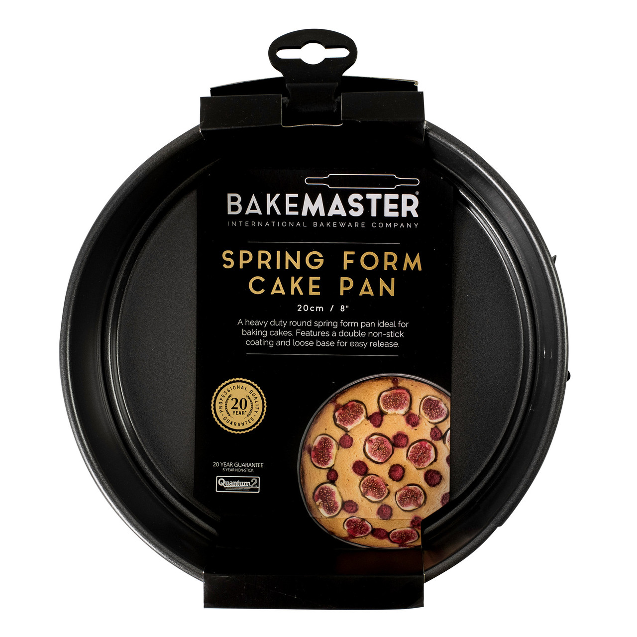 CAKE BAKING TIN BAKEMASTER ROUND 200mm SPRINGFORM (60mm deep) - Image 3
