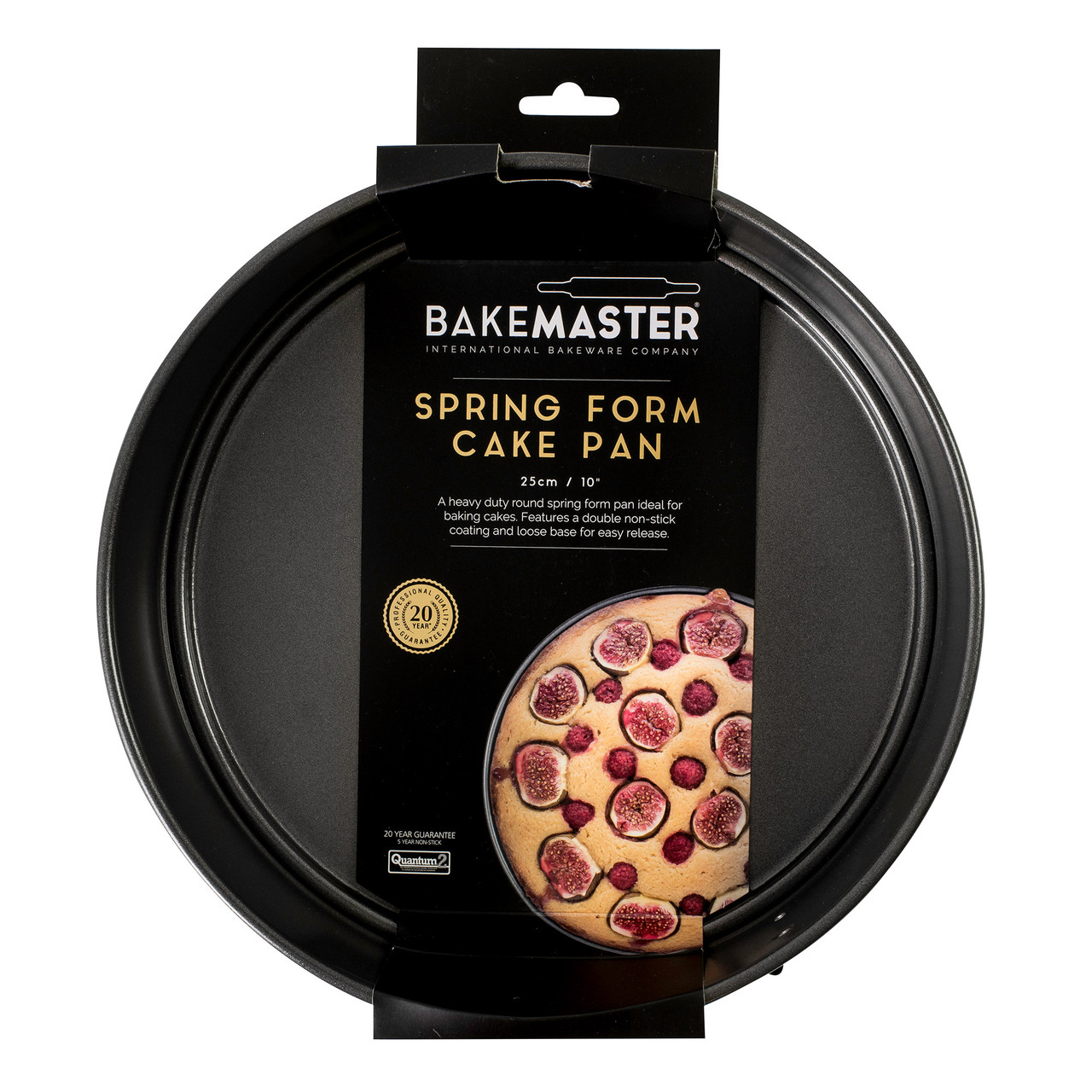 CAKE BAKING TIN BAKEMASTER ROUND 250mm SPRINGFORM (60mm deep) - Image 3