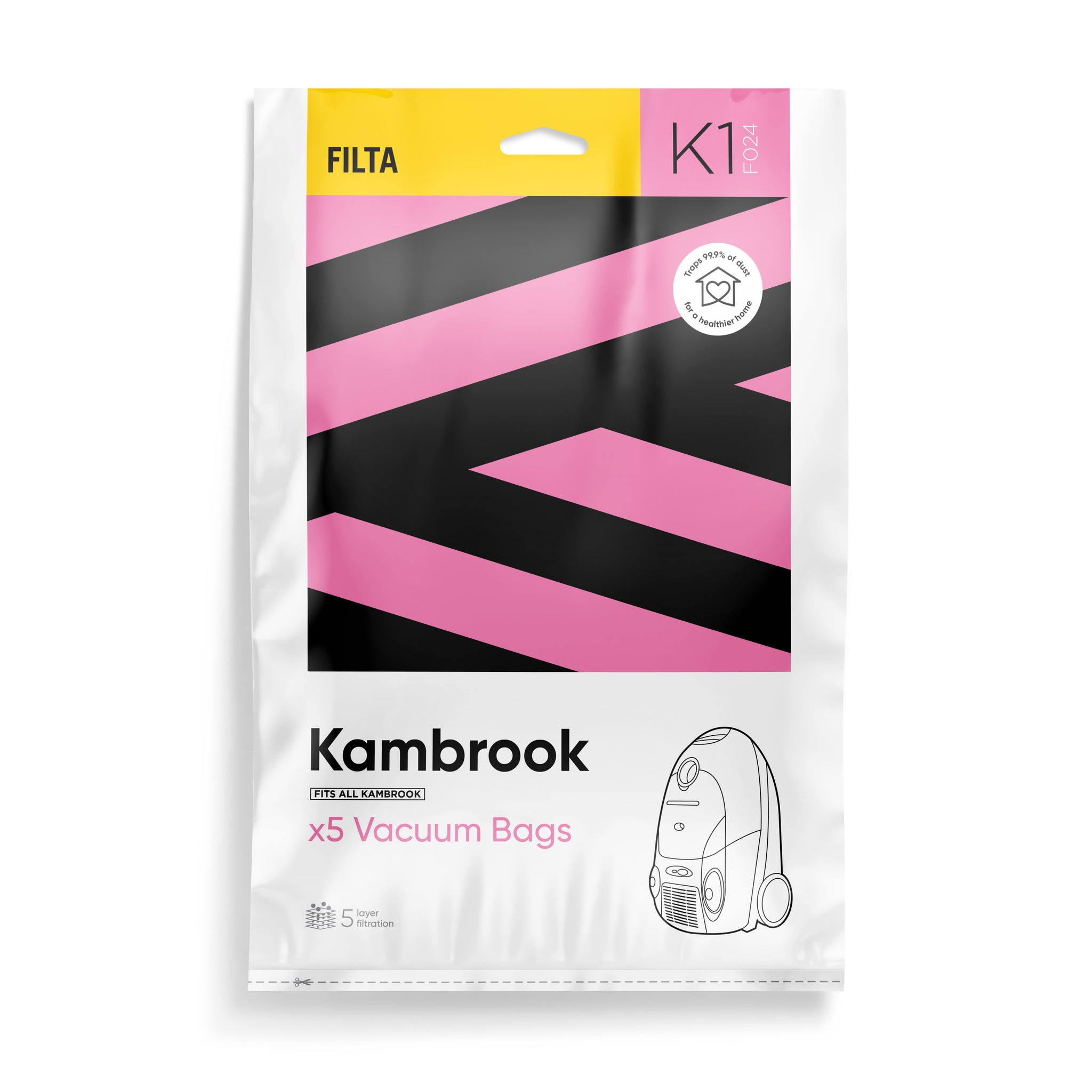VACUUM CLEANER BAG KAMBROOK JAGUAR PKT/5 (F024)