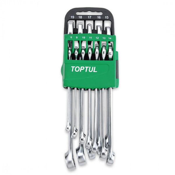 SPANNER SET TOPTUL GSAB1401 R/OE 14PCE 7-24mm