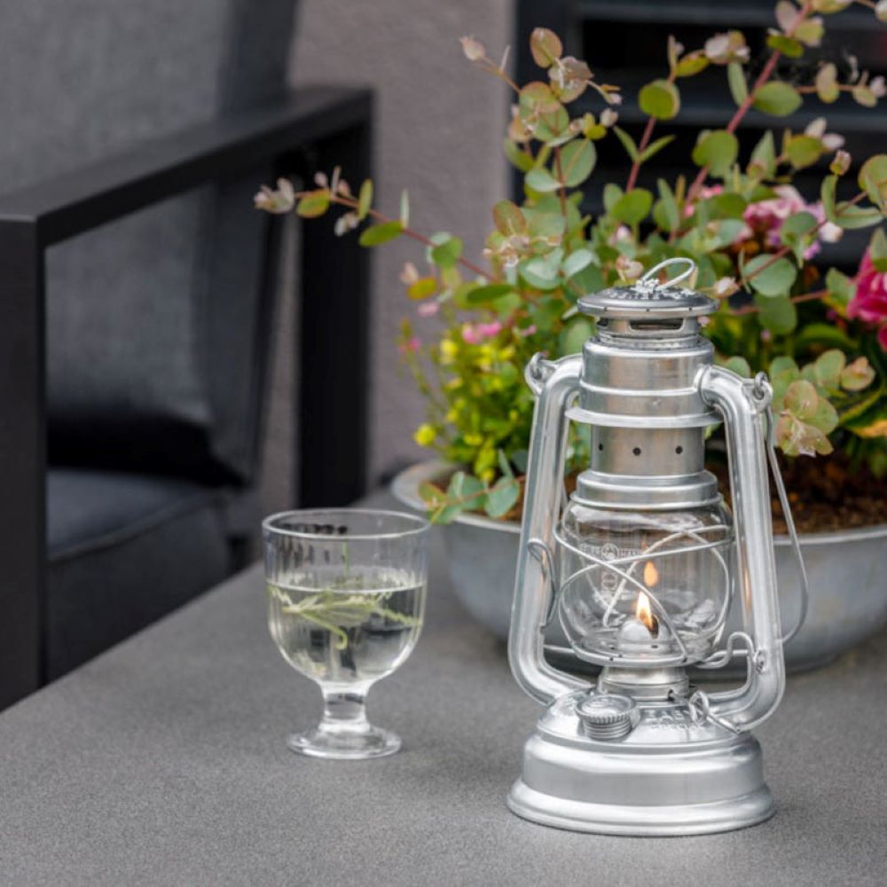 HURRICANE LAMP FEUERHAND 276 ZINC PLATED - Image 2