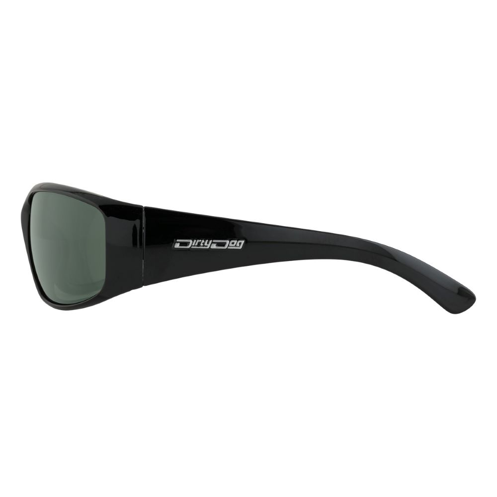 DIRTY DOG SAFETY SUNGLASSES GRILL BLACK/GREEN - Image 2