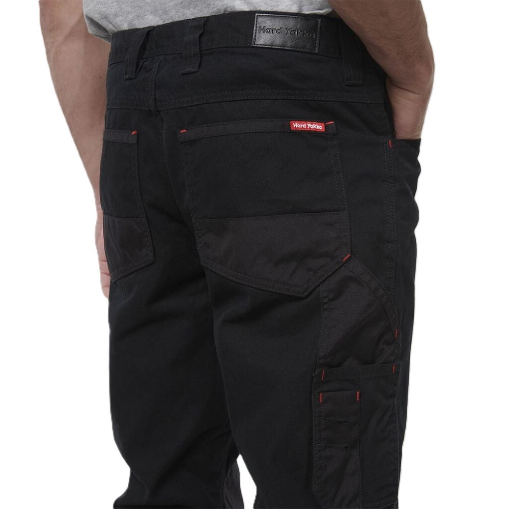 HARD YAKKA PANT LEGENDS REGULAR 97R *BLACK* - Image 4