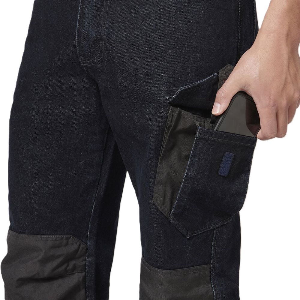 HARD YAKKA CARGO JEANS LEGENDS 92R *BLUE/BLACK* - Image 6