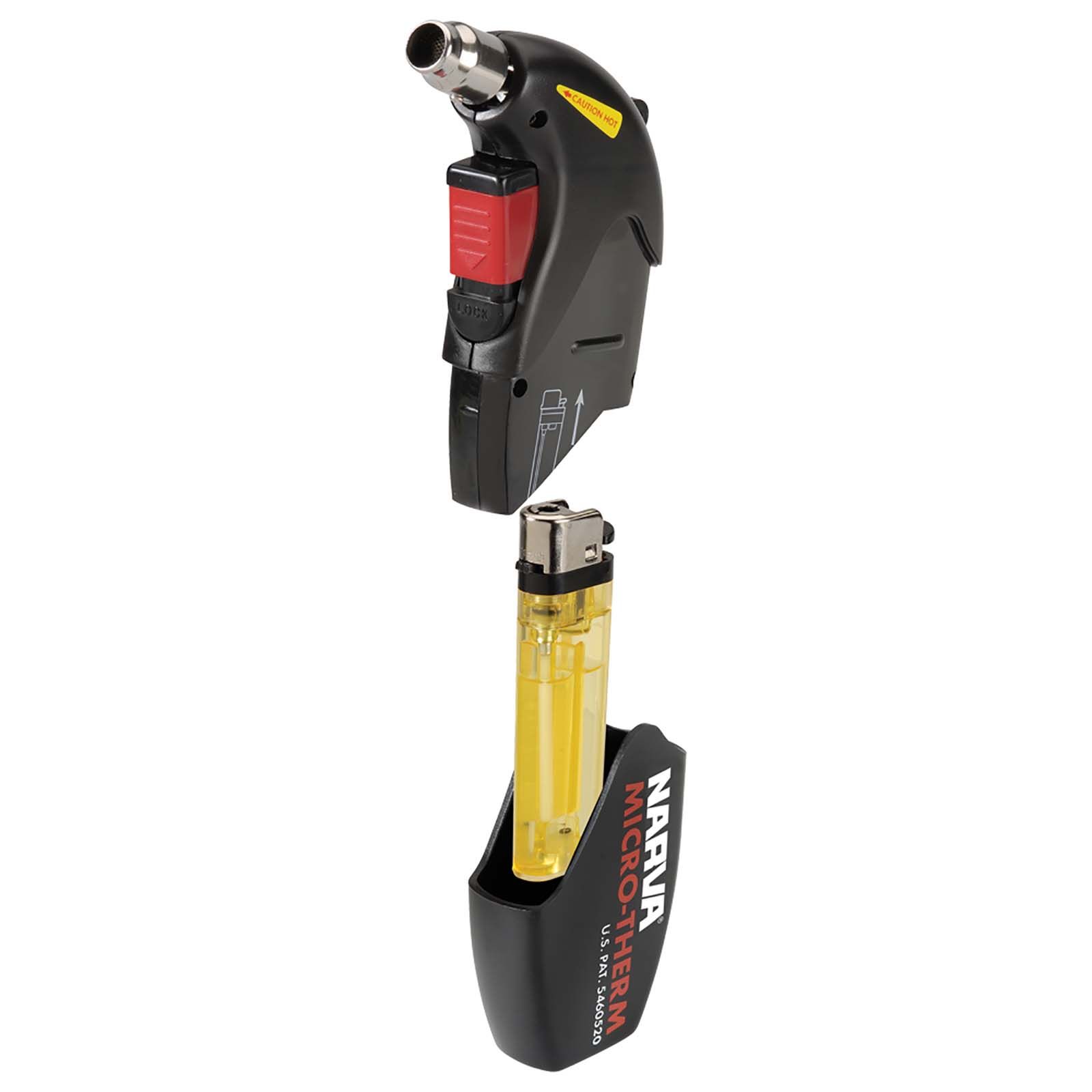 NARVA 56392BL FLAMELESS HEAT GUN WITH REFILLABLE LIGHTER (HEAT SHRINK) - Image 2