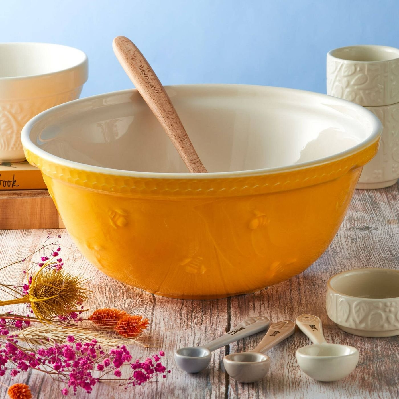 MIXING BOWL MASON CASH 29cm SWEET BEE YELLOW - Image 4