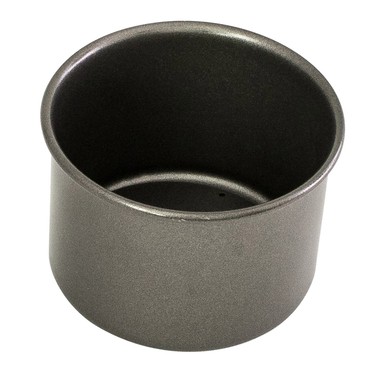 CAKE BAKING TIN ROUND 100mm LOOSE BASE (70mm deep) - Image 2